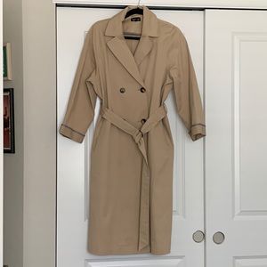 Topshop beige trench coat US 6